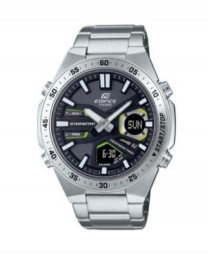 Men Functional Japan Quartz Digital Watch Timer CASIO EFV-C110D-1A3VEF Green Dial 47mm