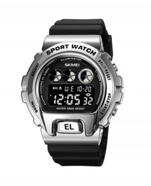 Men Sports Functional Quartz Watch SKMEI 1905SI Black Dial image 1