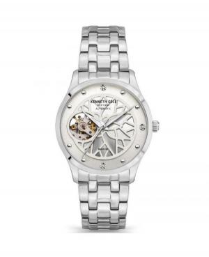Women Automatic Analog Watch Skeleton KENNETH COLE KCWLL2123601 White Dial 34.5mm