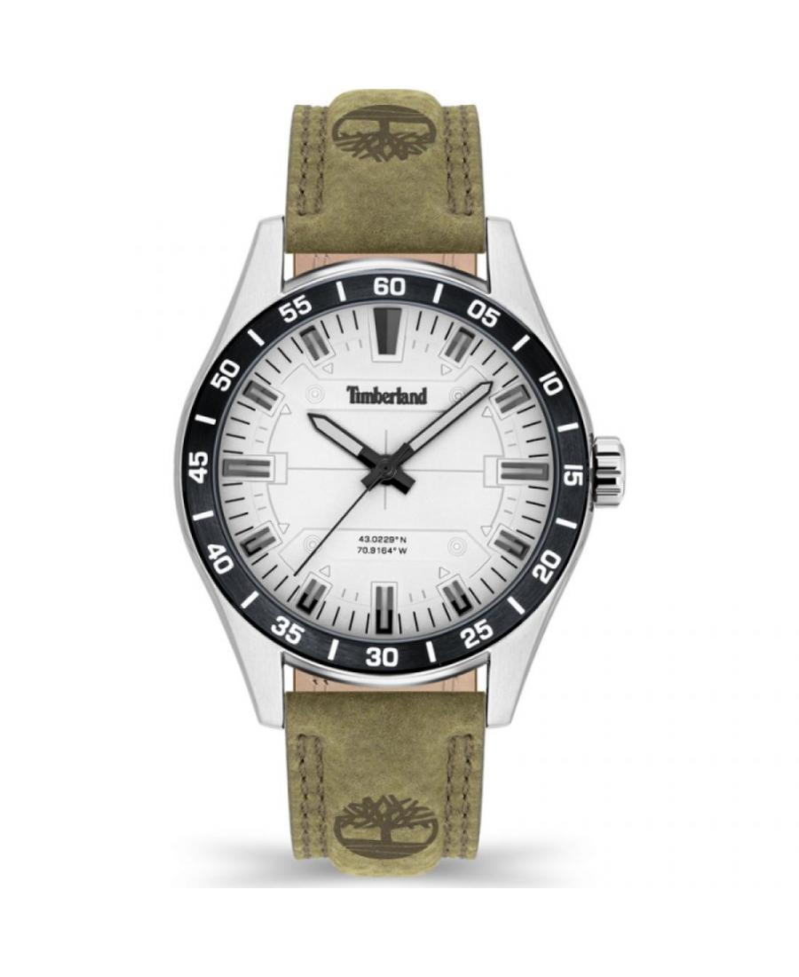 Mężczyźni kwarcowy analogowe Zegarek TIMBERLAND TDWGA2201202 Biały Dial 46mm