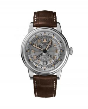 Men Classic Luxury Swiss Automatic Watch AVIATOR V.3.36.0.286.4 Grey Dial 41mm