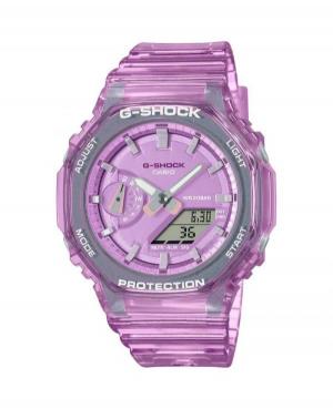 Women Sports Functional Diver Japan Quartz Digital Watch Timer CASIO GMA-S2100SK-4AER G-Shock White Dial 43mm