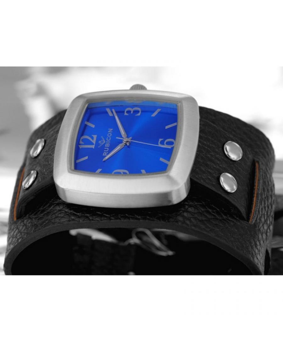 Kobiety Moda kwarcowy analogowe Zegarek RUBICON RNAC93SMDX03BX Niebieska Dial 39mm