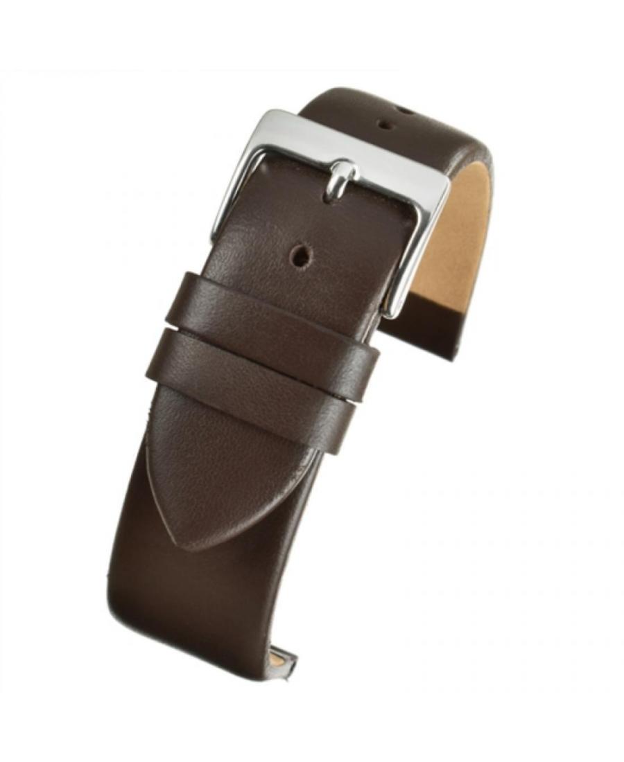 Watch Strap LBS Calf Extra Long WX105.02.24.W Brown 24 mm