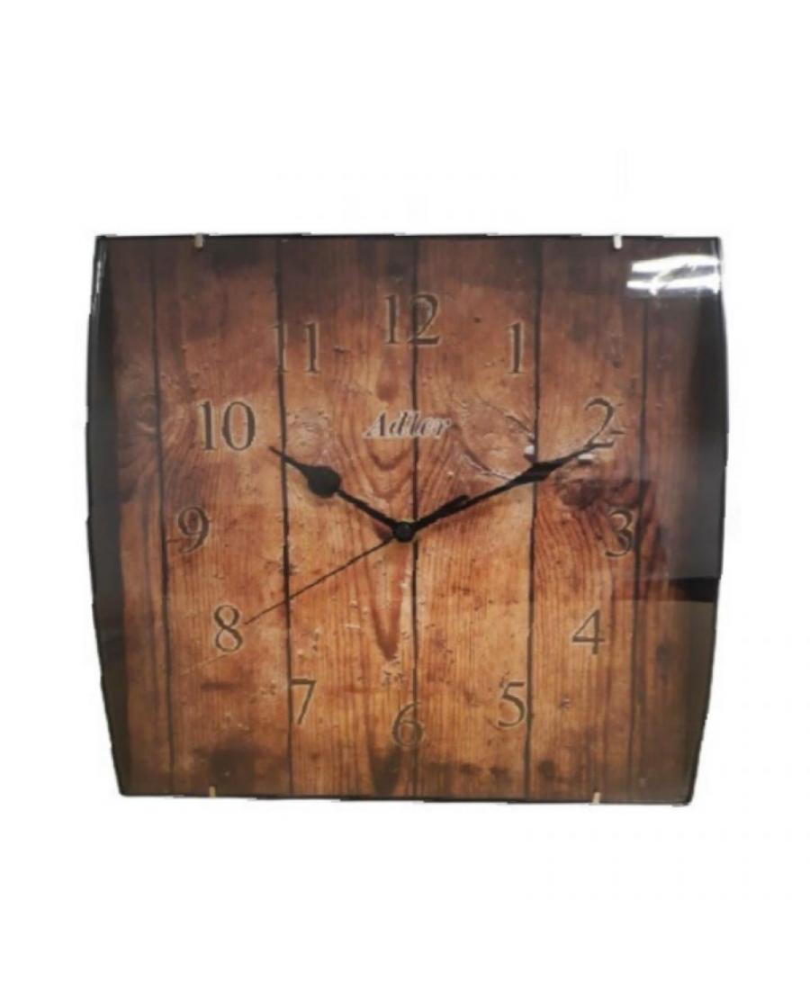 ADLER 30171 DARK WOOD Wall clock Plastic