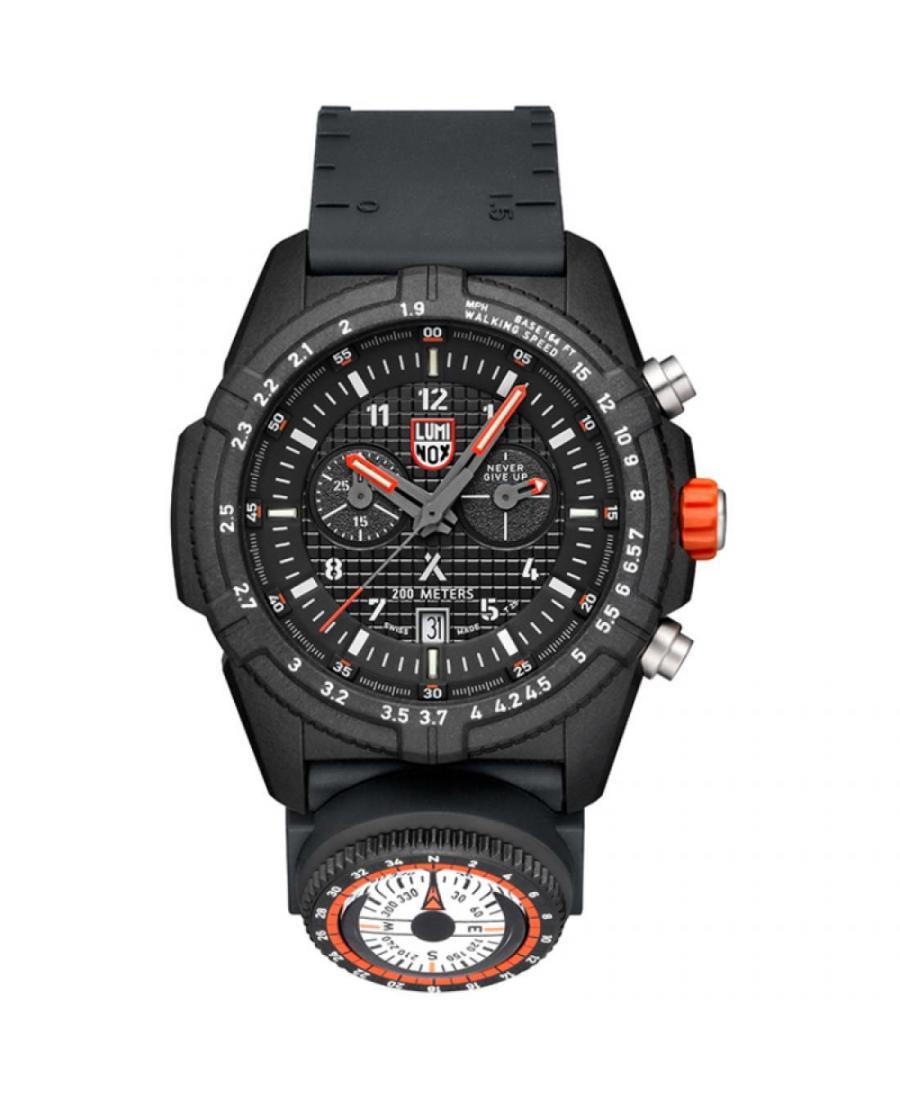 Men Swiss Sports Functional Quartz Watch Luminox XB.3782.MI Black Dial