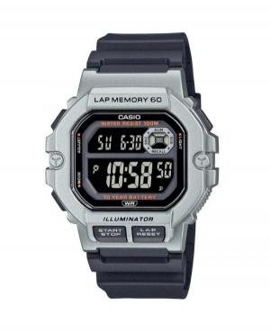 Men Sports Functional Japan Quartz Digital Watch Timer CASIO WS-1400H-1BVEF Black Dial 44.5mm
