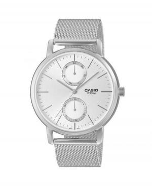 Men Japan Classic Quartz Watch Casio MTP-B310M-7AVEF Silver Dial