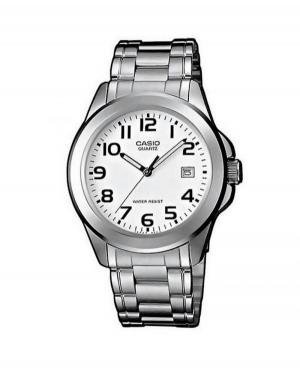 Men Classic Japan Quartz Watch CASIO MTP-1259PD-7BEG White Dial 38mm