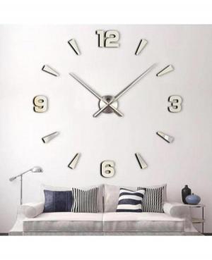 JULMAN Extra Large Wall Clock - Hands T4318S Metal Steel color