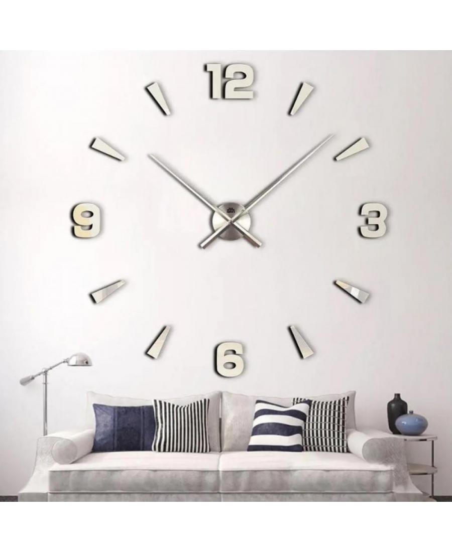 JULMAN Extra Large Wall Clock - Hands T4318S Metal Steel color