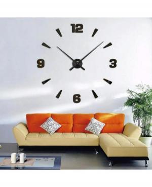 JULMAN Extra Large Wall Clock - Hands T4318B czarny Metal Czarny