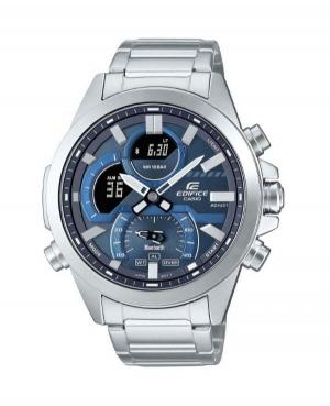 Men Classic Functional Japan Quartz Digital Watch Timer CASIO ECB-30D-2AEF Blue Dial 45mm