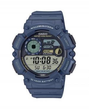 Mężczyźni sportowy Funkcjonalny Japonia kwarcowy cyfrowe Zegarek Timer CASIO WS-1500H-2AVEF Szary Dial 50mm