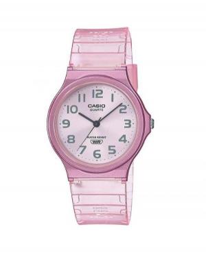 Men Classic Quartz Watch Casio MQ-24S-4BEF Pink Dial