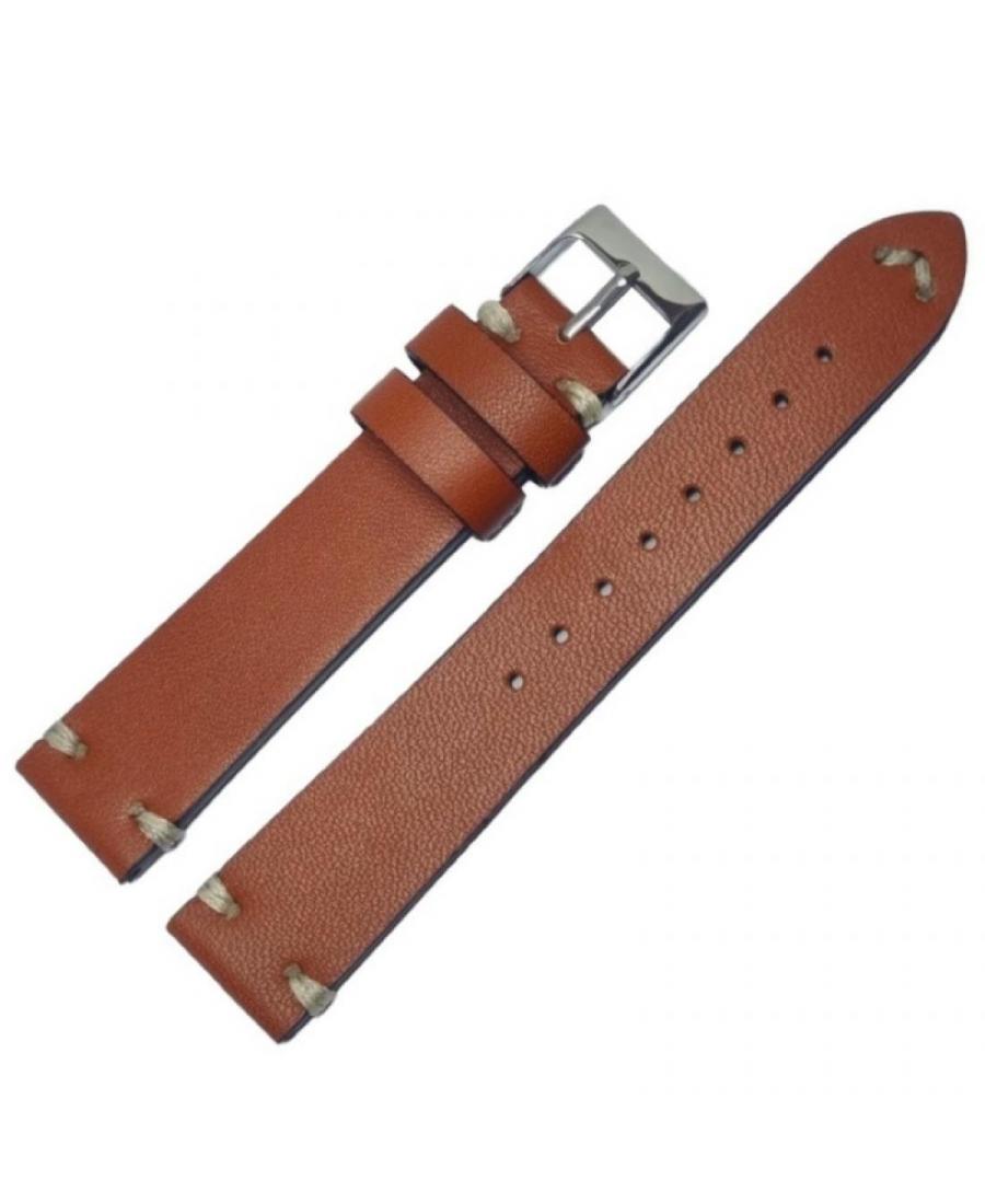 Watch Strap ACTIVE ACT.1638.03.22.W Brown 22 mm