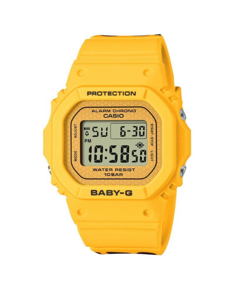 Women Japan Sports Functional Quartz Watch Casio BGD-565SLC-9ER Yellow Dial