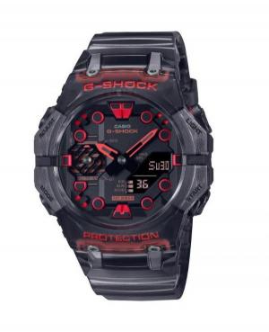 Men Sports Functional Diver Japan Quartz Digital Watch Timer CASIO GA-B001G-1AER G-Shock Red Dial 42.5mm