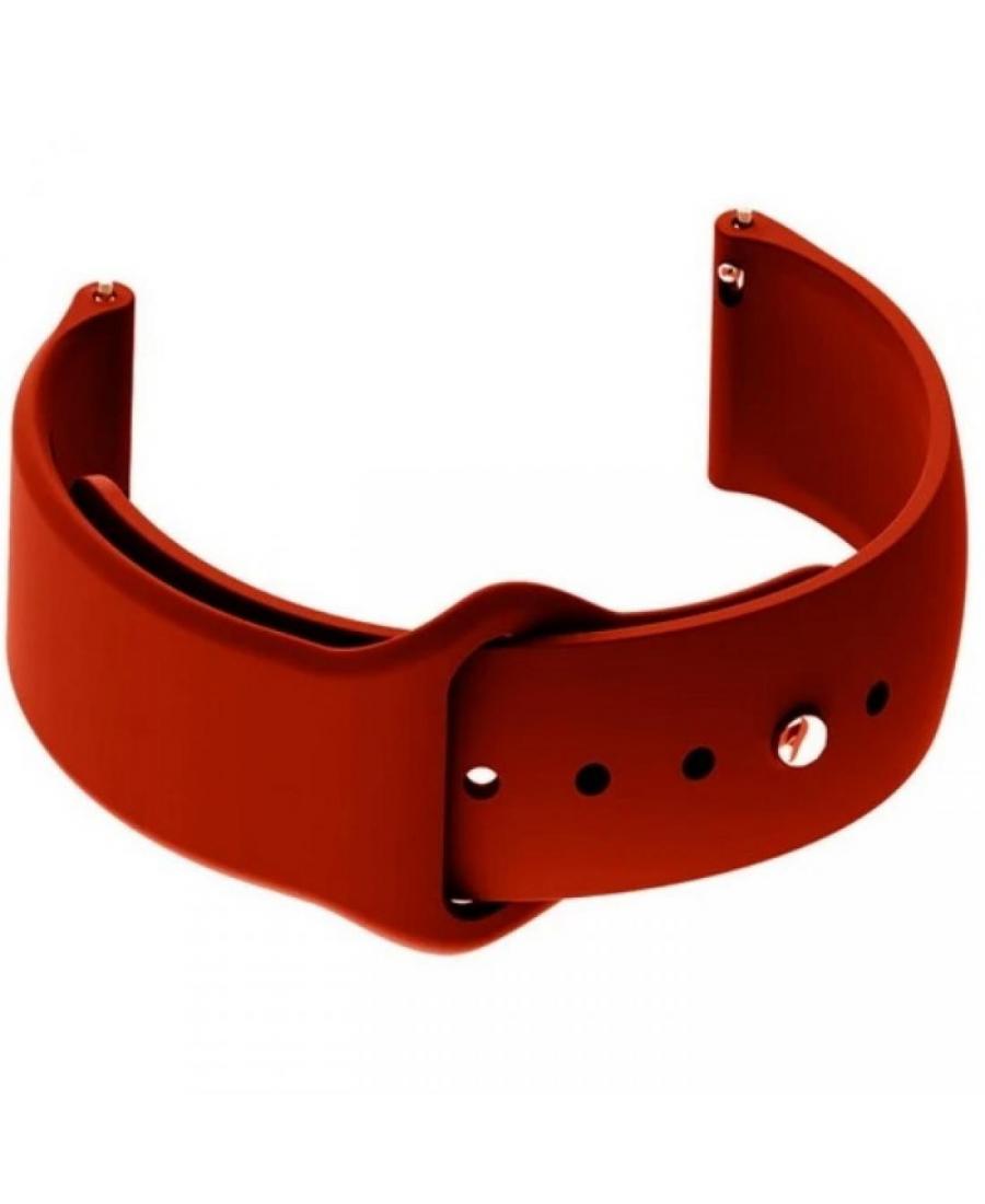 ACTIVE ACT.SL.JD1606.06.22 strap Silicone Red 22 mm