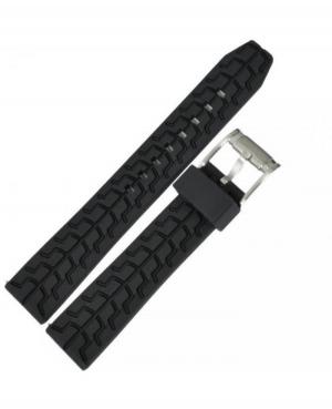 ACTIVE ACT.SL.JD051.01.20.W strap Silicone Black 20 mm