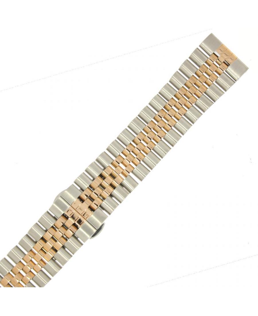 Julman Sams BR WH/RG 22 Plus SM watch bracelet Metal 22 mm