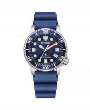 Mężczyźni sportowy Diver Japonia bateria słoneczna analogowe Zegarek CITIZEN EO2021-05L Niebieska Dial 36mm