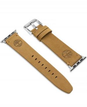 Watch Strap TIMBERLAND STRAP ASHBY L WHEAT LEATHER SS Brown 22 mm