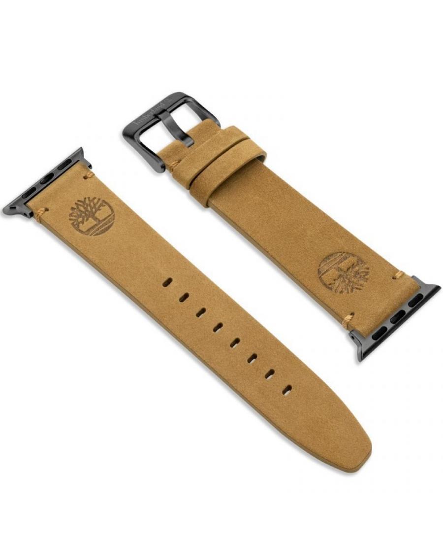 Watch Strap TIMBERLAND STRAP ASHBY L WHEAT LEATHER GUN SS Skóra Skórzany Beżowy 22 mm