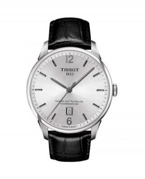 Men Classic Luxury Swiss Automatic Analog Watch TISSOT T099.407.16.037.00 Silver Dial 42mm