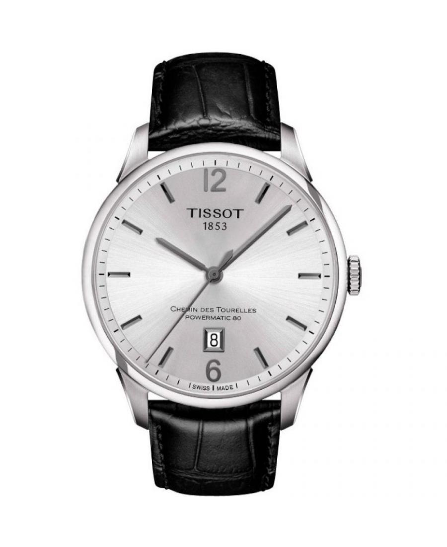 Mężczyźni klasyczny Luxury Szwajcar automatyczny analogowe Zegarek TISSOT T099.407.16.037.00 Srebrna Dial 42mm