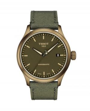 Men Swiss Classic Automatic Watch Tissot T116.407.37.091.00 Chaki Dial