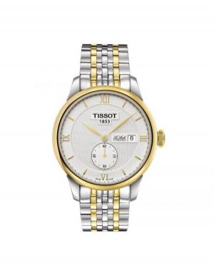 Men Classic Luxury Swiss Automatic Analog Watch TISSOT T006.428.22.038.01 Silver Dial 39.3mm