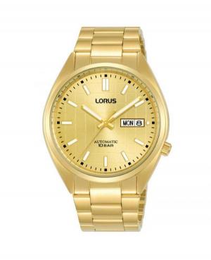 Men Japan Classic Automatic Watch Lorus RL498AX-9G Yellow Dial