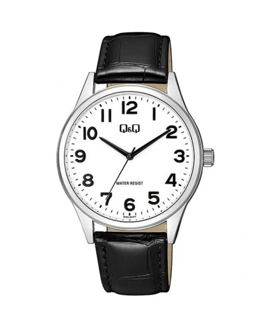 Mężczyźni klasyczny Japonia kwarcowy analogowe Zegarek Q&Q Q59A-001PY Biały Dial 40mm