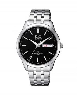 Men Classic Quartz Watch Q&Q CD02J212Y Black Dial