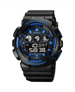 Men Sports Functional Quartz Digital Watch Alarm SKMEI 1857BU Blue Dial 51mm