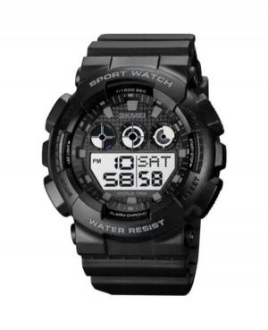 Men Sports Functional Quartz Digital Watch Alarm SKMEI 1857BKWT Black Dial 51mm