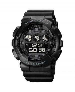 Men Sports Functional Quartz Digital Watch Alarm SKMEI 1857BKBK Black Dial 51mm