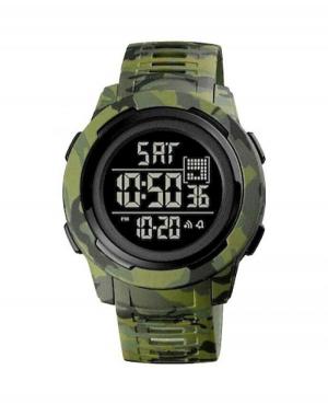 Mężczyźni sportowy Funkcjonalny kwarcowy cyfrowe Zegarek Budzik SKMEI 1731CMGNBK Czarny Dial 45mm