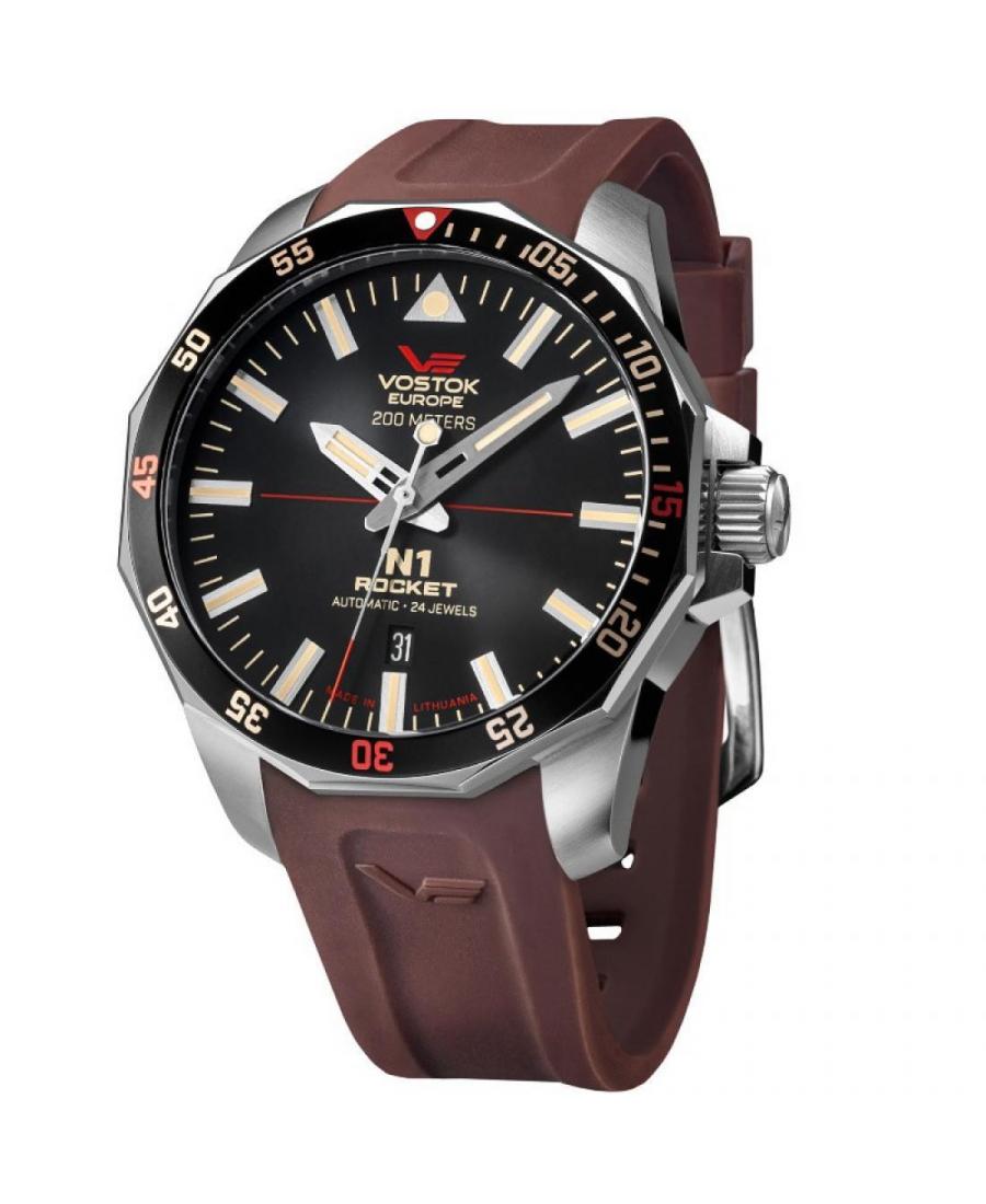 Men Diver Automatic Analog Watch VOSTOK EUROPE NH35A-225A709SI 46mm