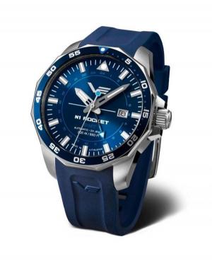 Mężczyźni Diver automatyczny analogowe Zegarek VOSTOK EUROPE NH34-225A712SIBL Niebieska Dial 46mm