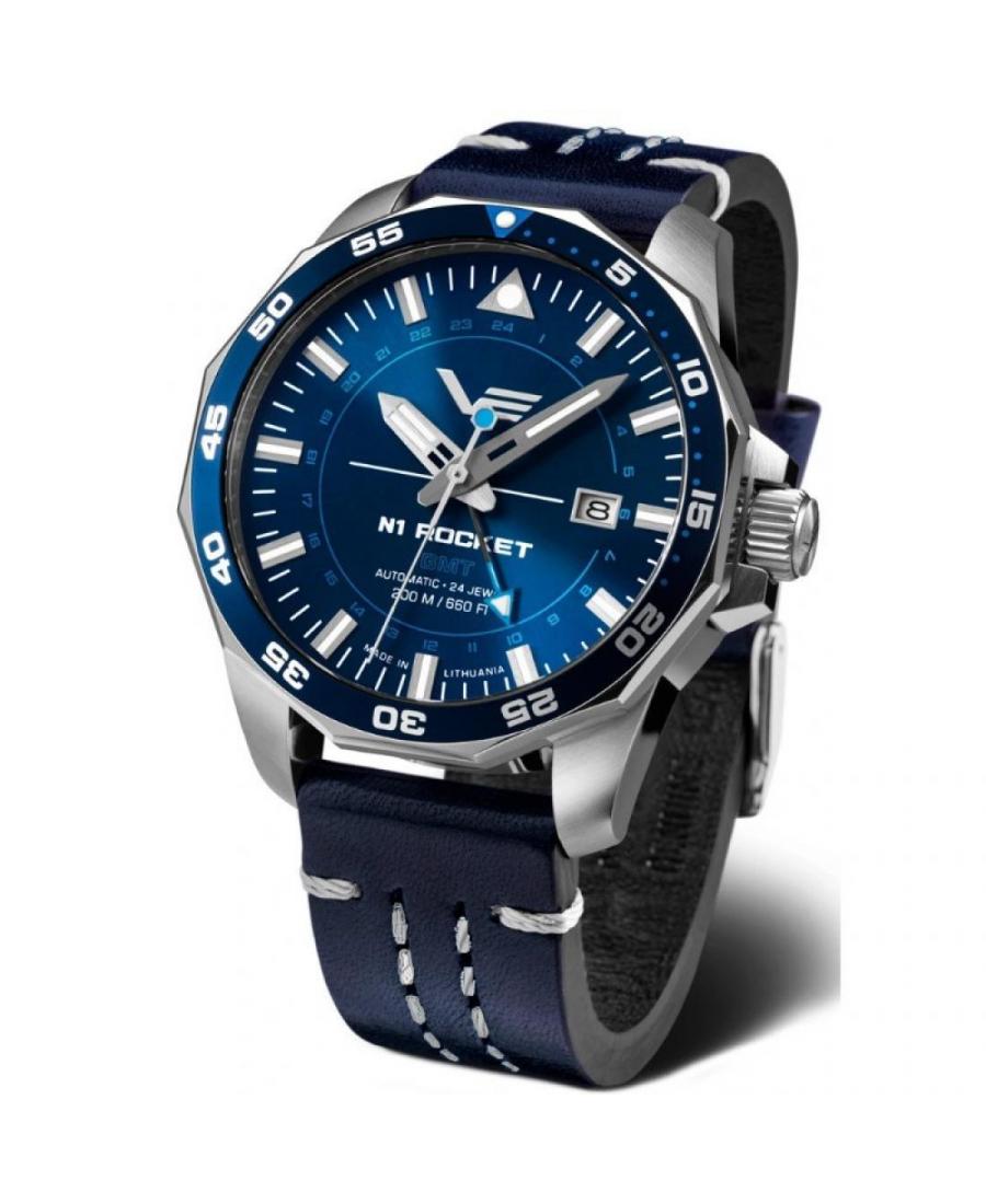 Мужские Diver Automatic Аналоговый Часы VOSTOK EUROPE NH34-225A712LE Синий Dial 46mm