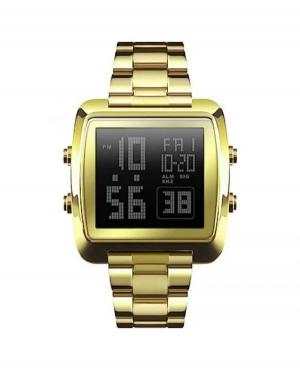 Men Sports Functional Quartz Digital Watch Alarm SKMEI 1369GD Black Dial 43mm
