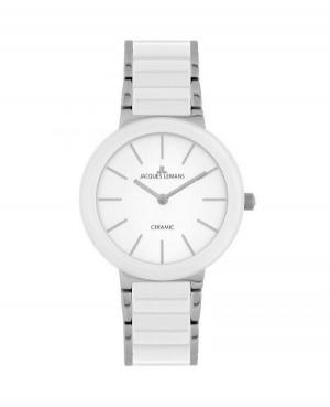 Women Fashion Classic Quartz Watch Jacques Lemans 42-7B White Dial