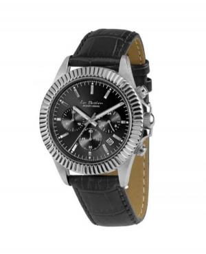 Men Functional Quartz Watch Chronograph JACQUES LEMANS LP-111A Black Dial 42mm