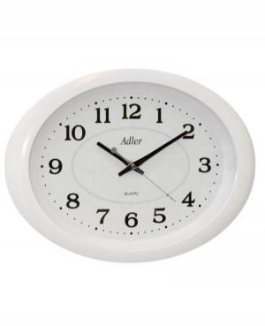 ADLER 30016 WHITE Quartz Wall Clock Plastic White