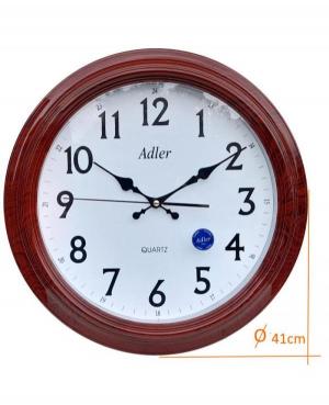 ADLER 30154 CHERRY Quartz Wall Clock Plastic Cheryy