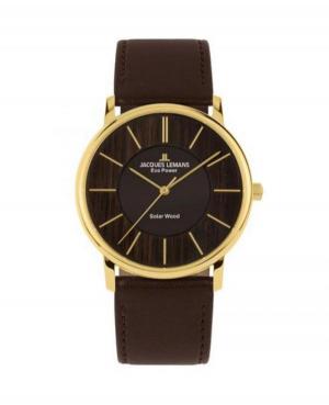 Mężczyźni klasyczny kwarcowy Zegarek Jacques Lemans 1-2105B Brązowy Wybierz