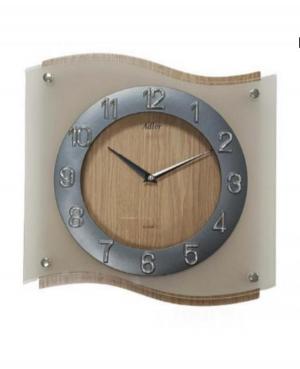 ADLER 21226PBO Quartz Wall Clock Glass Gray