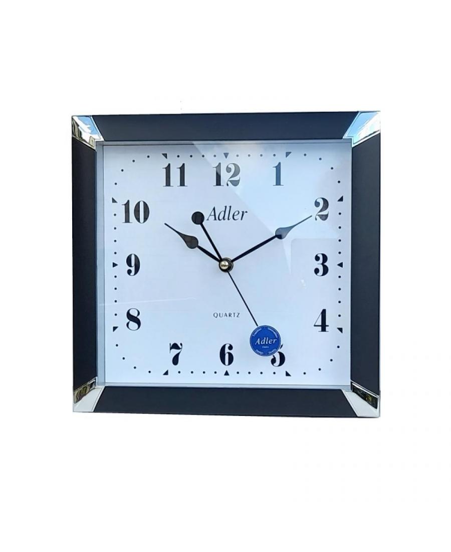 ADLER 30089 BLACK Wall clock Plastic czarny Plastik Tworzywo Sztuczne Czarny